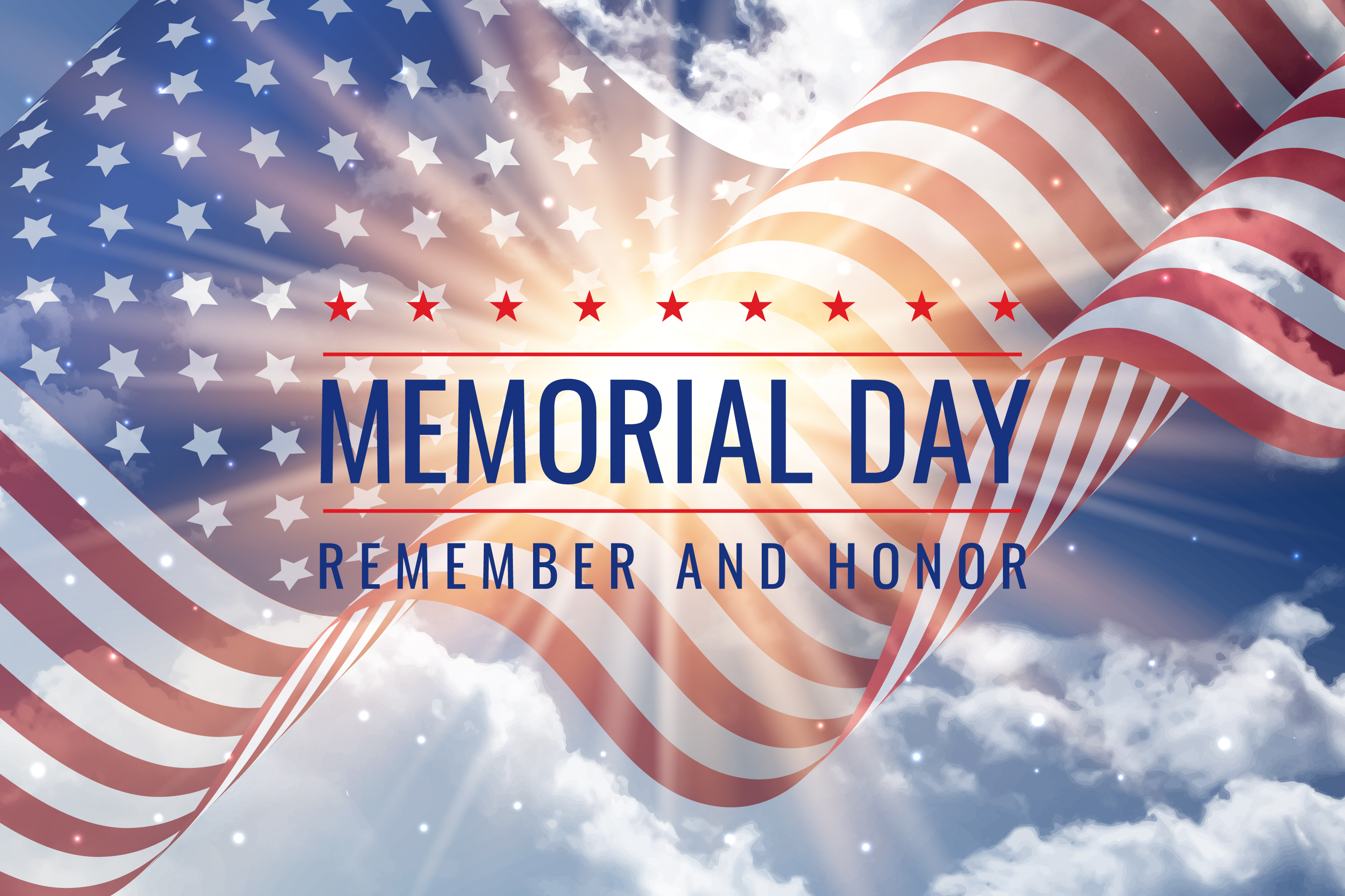 Memorial Day - Our office is closed today.